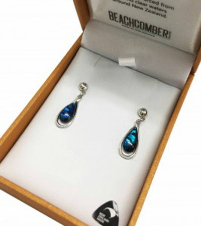 Jewellery Paua TEAR DROP Drop Earrings