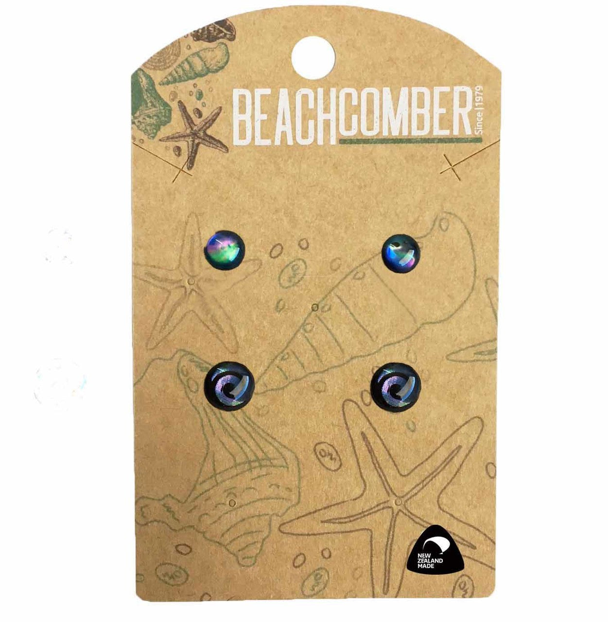 Beachcomber Paua Jewellery STUD EARRINGS