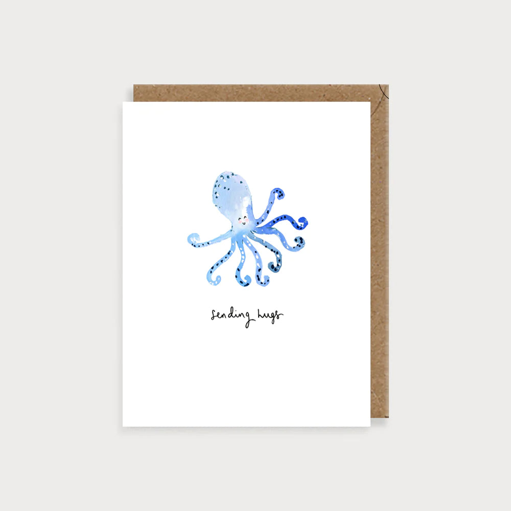 EmKo Gift Cards Louise Mulgrew Octopus Sending Hugs