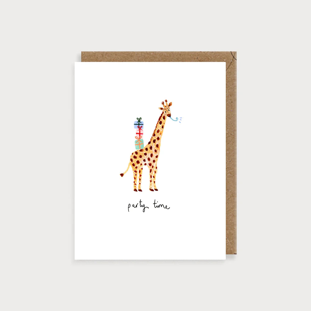 EmKo Gift Cards Louise Mulgrew Giraffe Party Time