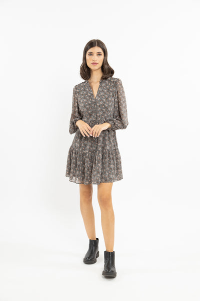 BILLIE THE LABEL Liana Mini Dress  CHIFFON TREASURE