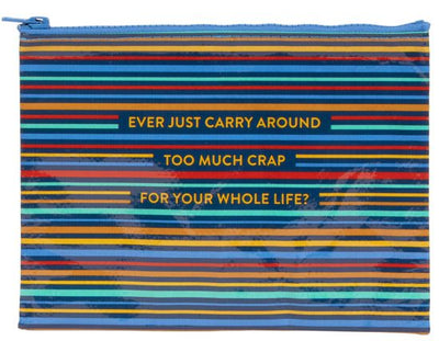 Blue Q Zipper Pouch