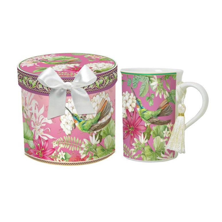 Mug HUMMING BIRD with gift box