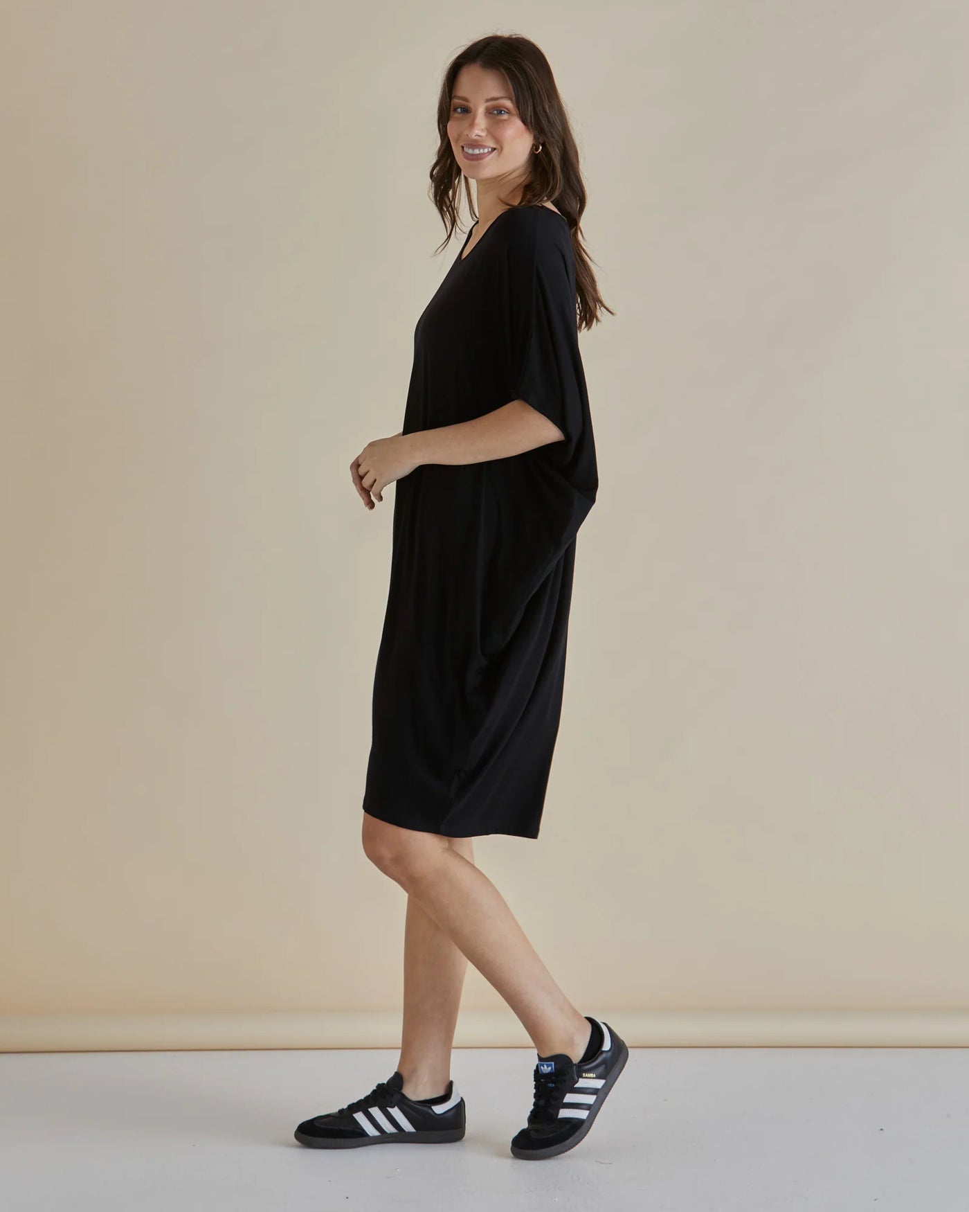 Betty Basics MAUI DRESS BLACK
