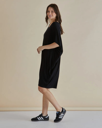 Betty Basics MAUI DRESS BLACK