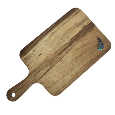 NZ PAUA SERVING PADDLE - RECTANGLE