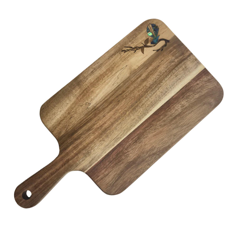 NZ PAUA SERVING PADDLE - RECTANGLE