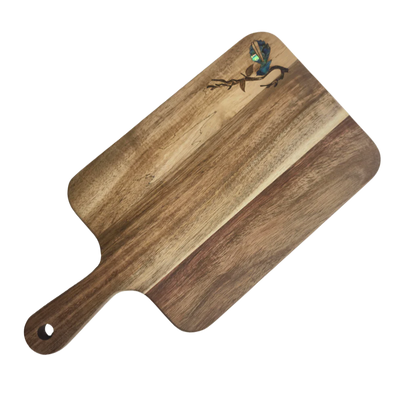 NZ PAUA SERVING PADDLE - RECTANGLE