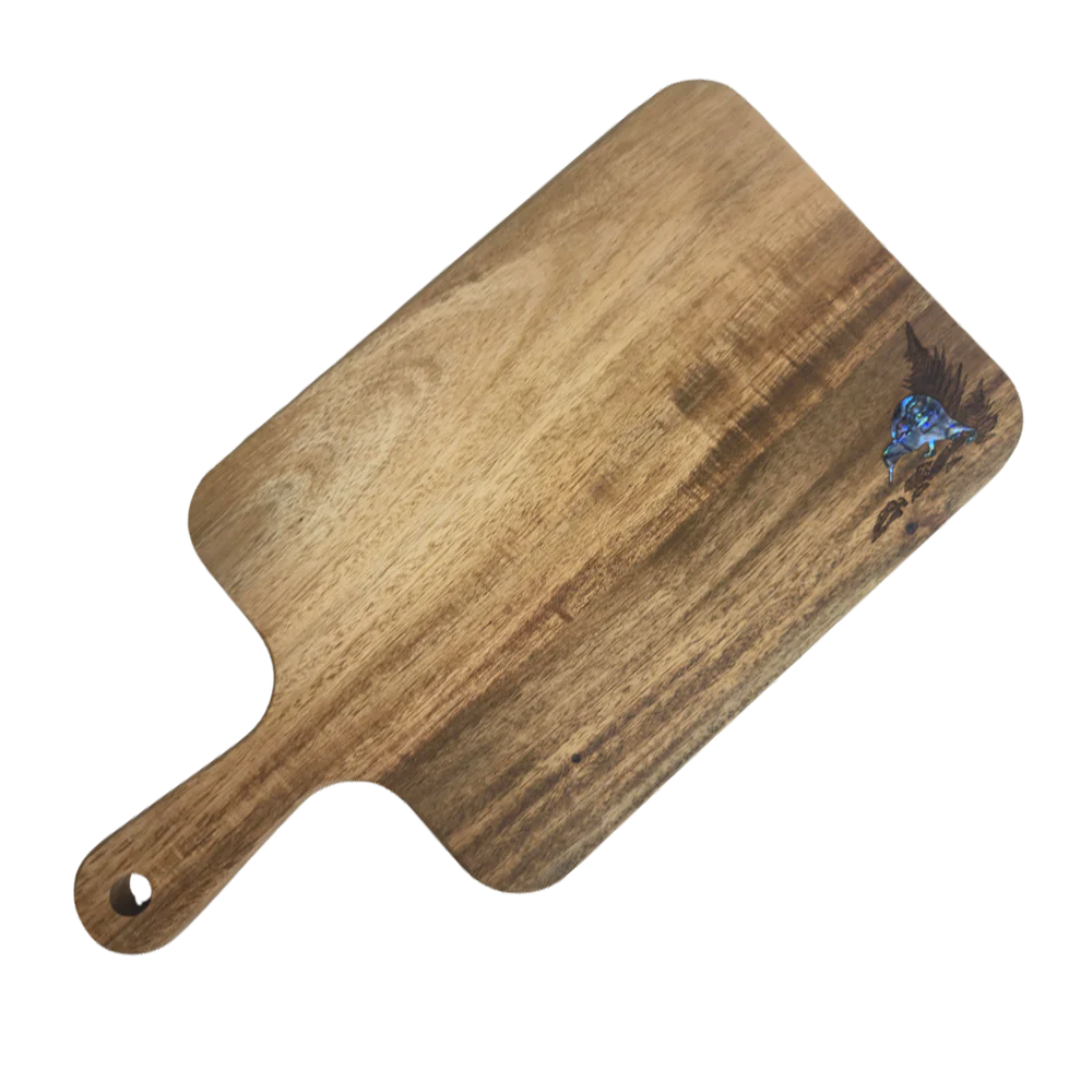 NZ PAUA SERVING PADDLE - RECTANGLE
