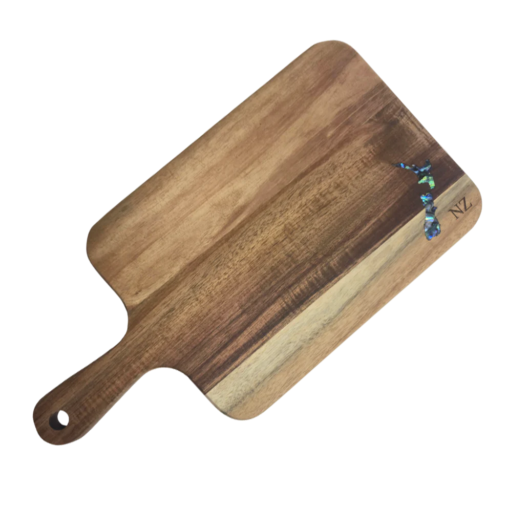 NZ PAUA SERVING PADDLE - RECTANGLE