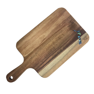 NZ PAUA SERVING PADDLE - RECTANGLE