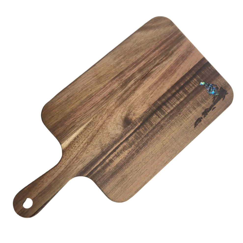 NZ PAUA SERVING PADDLE - RECTANGLE
