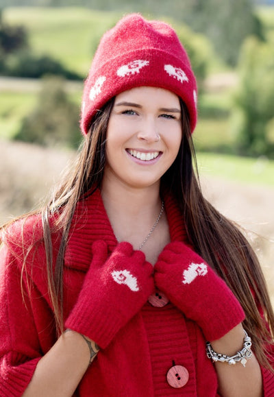 Koru Plain Gloves SHEEP  RATA