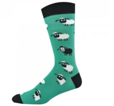 Bamboozld Bamboo Socks Green Sheep