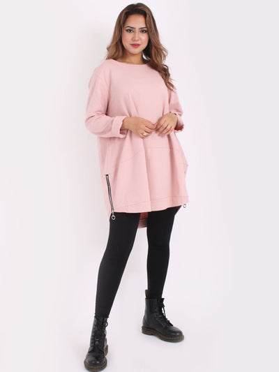 Harper Zip Sweater PINK