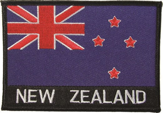 NZ Flag patch Medium