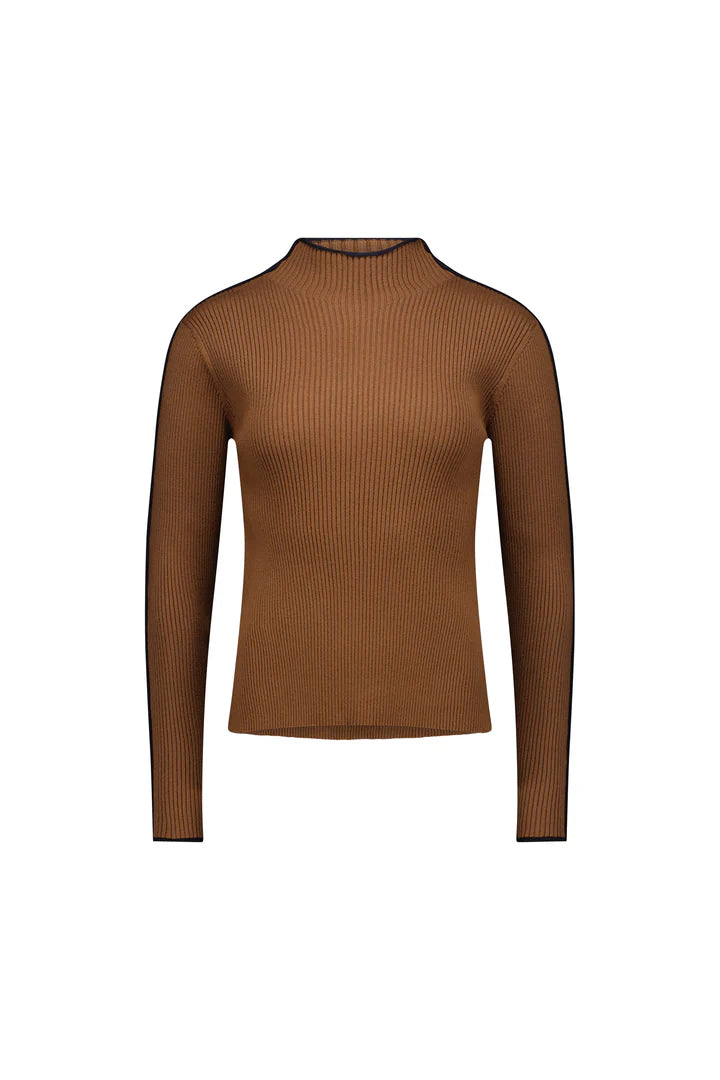 Knewe  Cube Sweater Tobacco/Ink