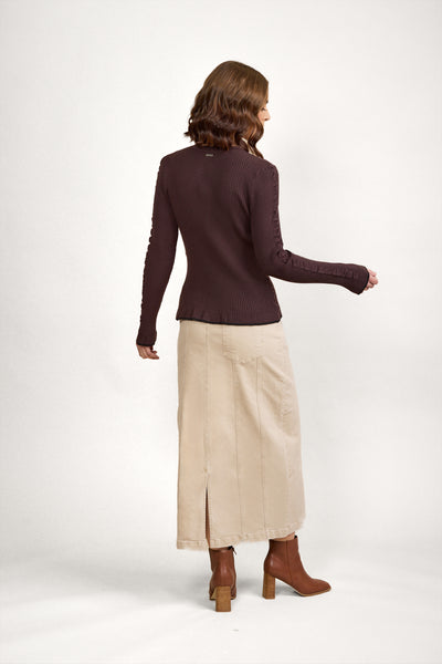 Knewe  LUXE SWEATER chocolate/Brown