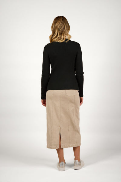 Knewe  core SWEATER HUNTER GREEN