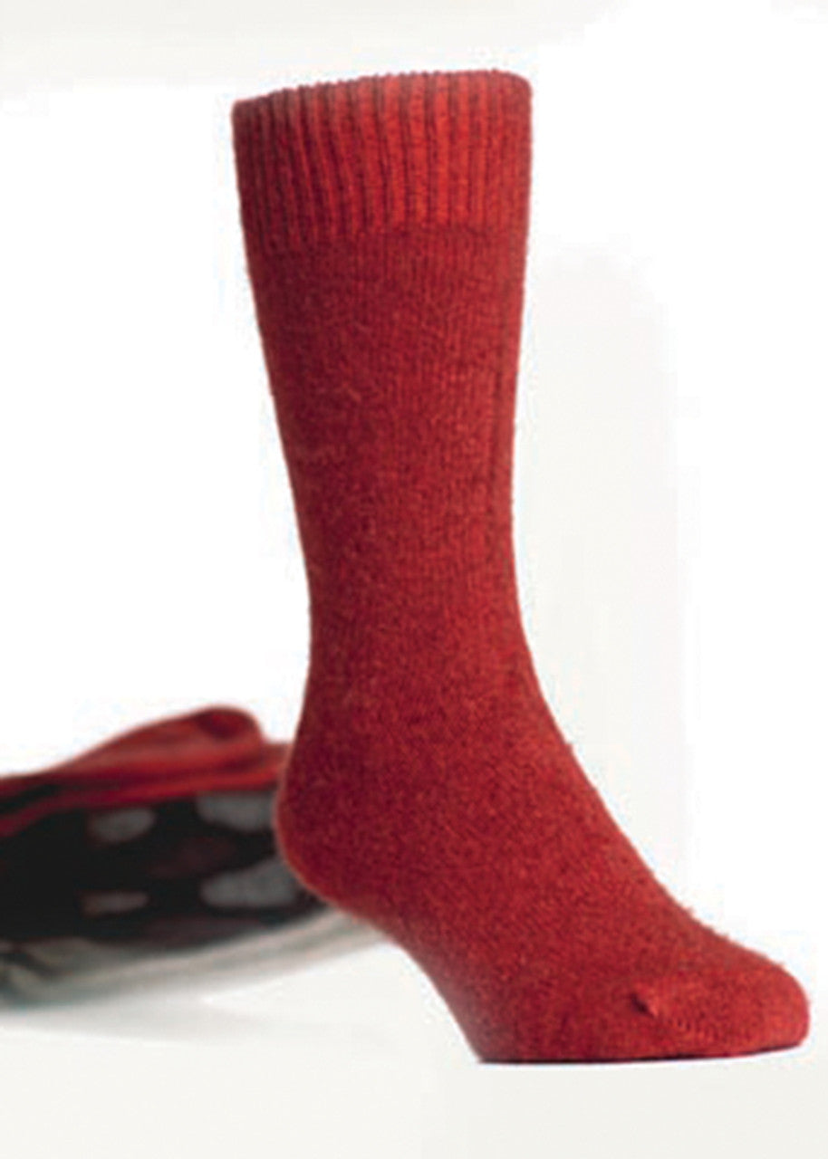 Koru Dress Socks RED