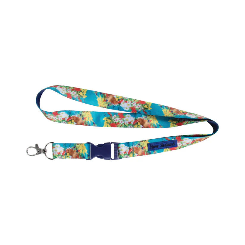 LANYARD KIWI FLOWER BLUE