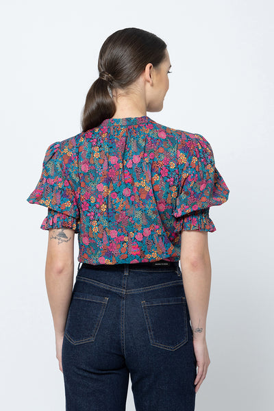 LEILA & LUCA HONEY BLOUSE SS Garden Dream