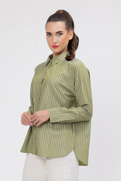 LELIA & LUCA  URBAN SHIRT OLIVE