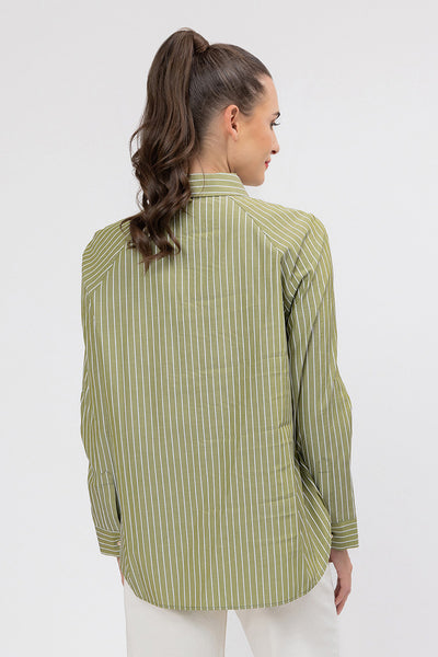 LELIA & LUCA  URBAN SHIRT OLIVE