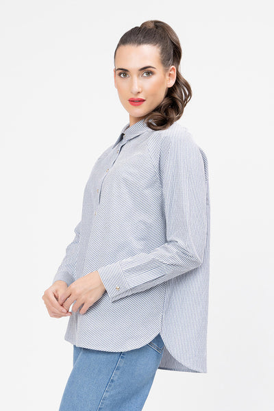 LELIA & LUCA  OPTIMAL SHIRT ASH