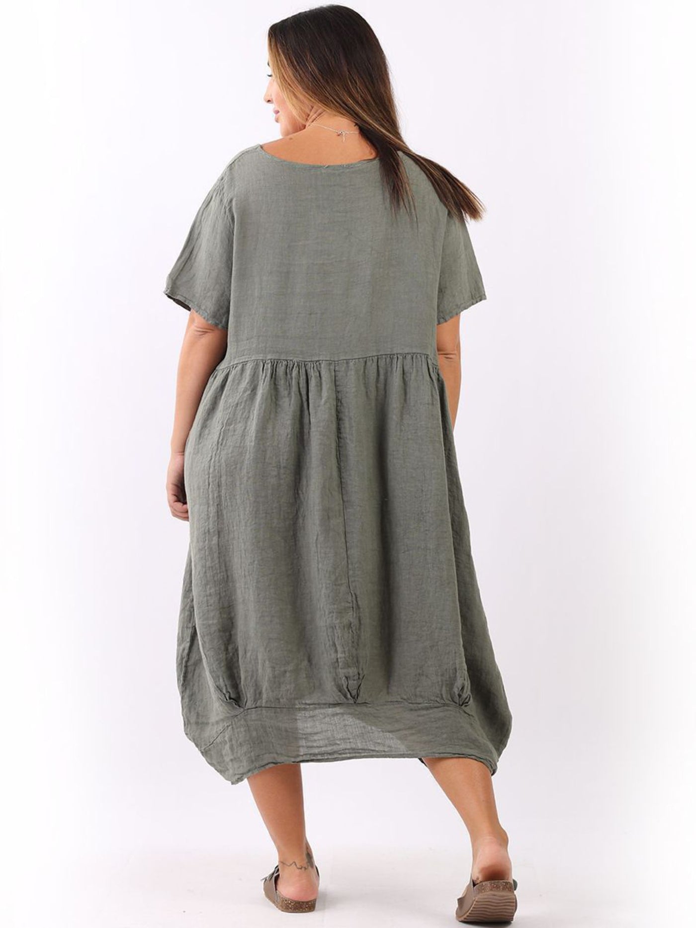 MILA Linen Dress KHAKI