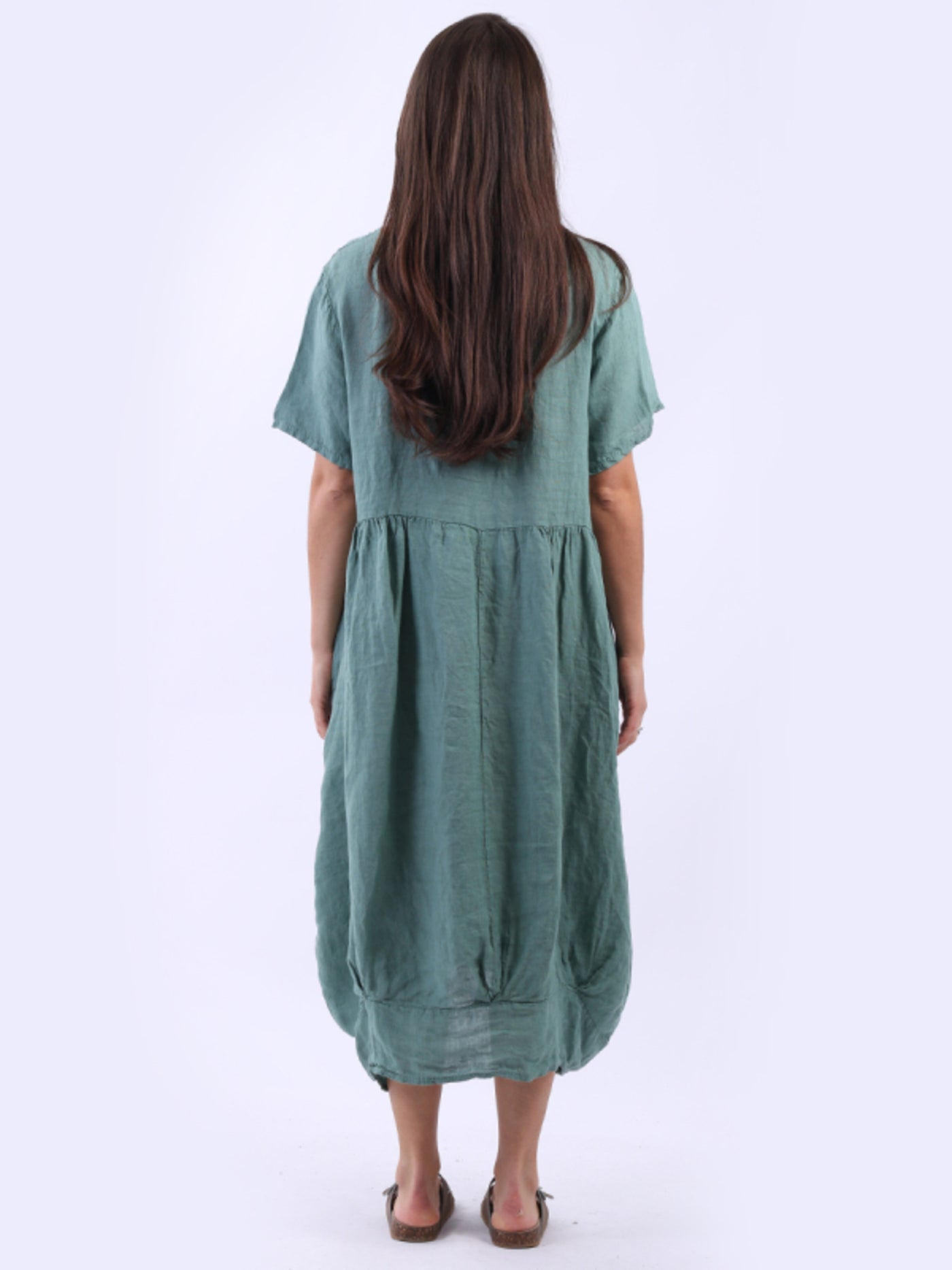 MILA Linen Dress SAGE