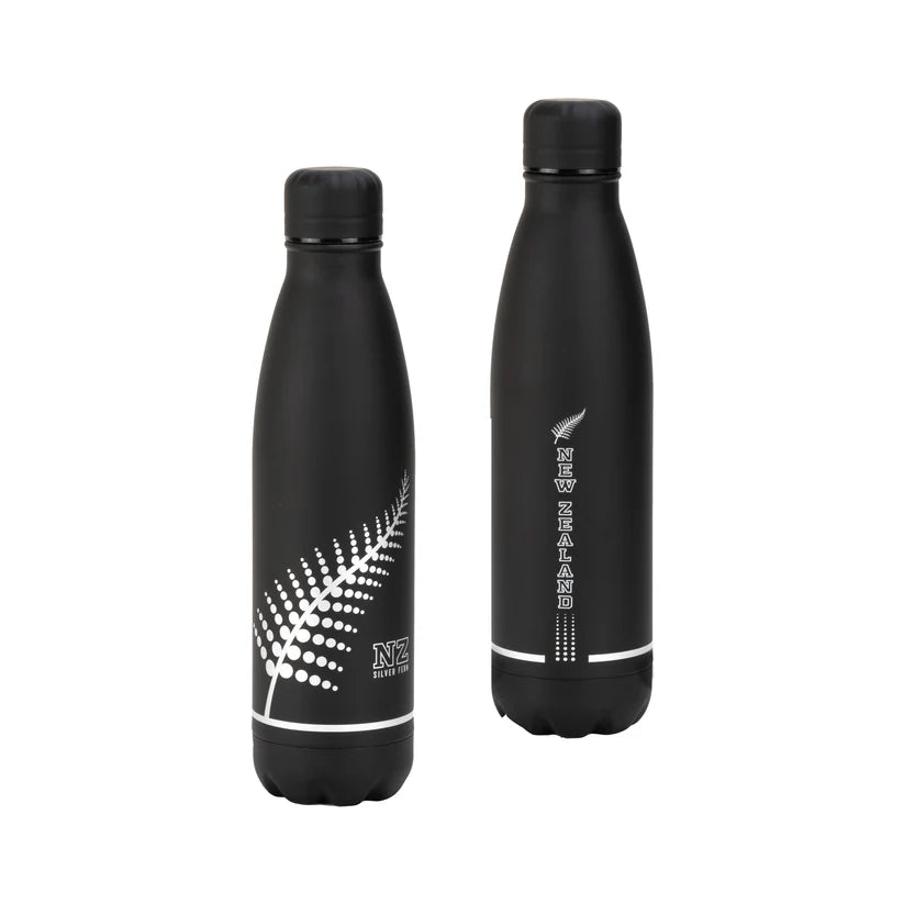 Metal Drink Bottle SILVER FERN