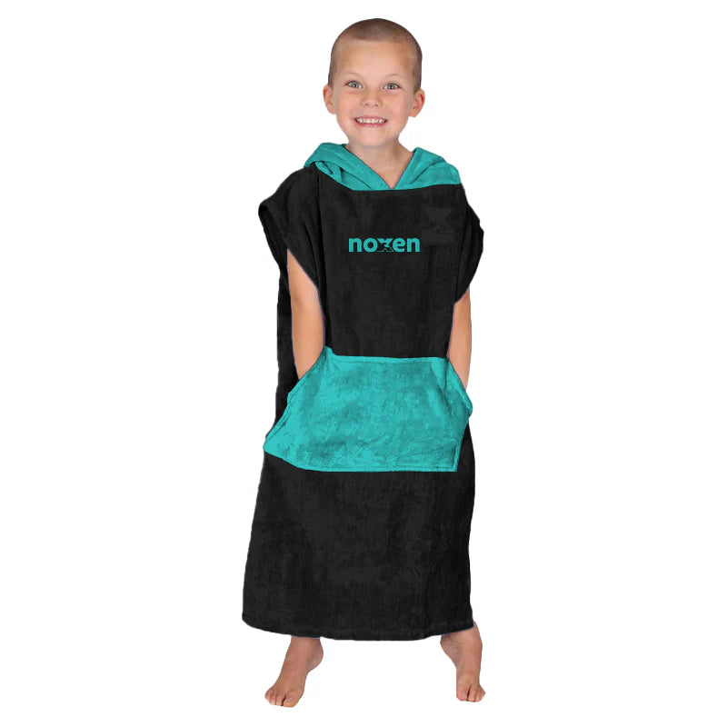 Noxen Poncho  Adult/Teen black green  Standard 55*100