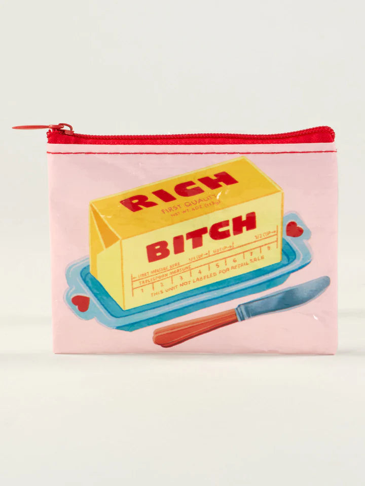 Blue Q Coin Purse  Rich bitch