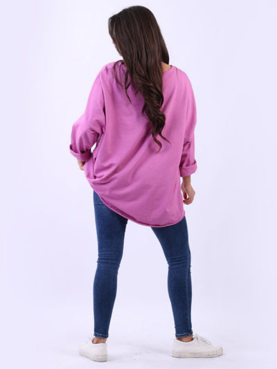 Rock Star Sweater Flamingo Pink