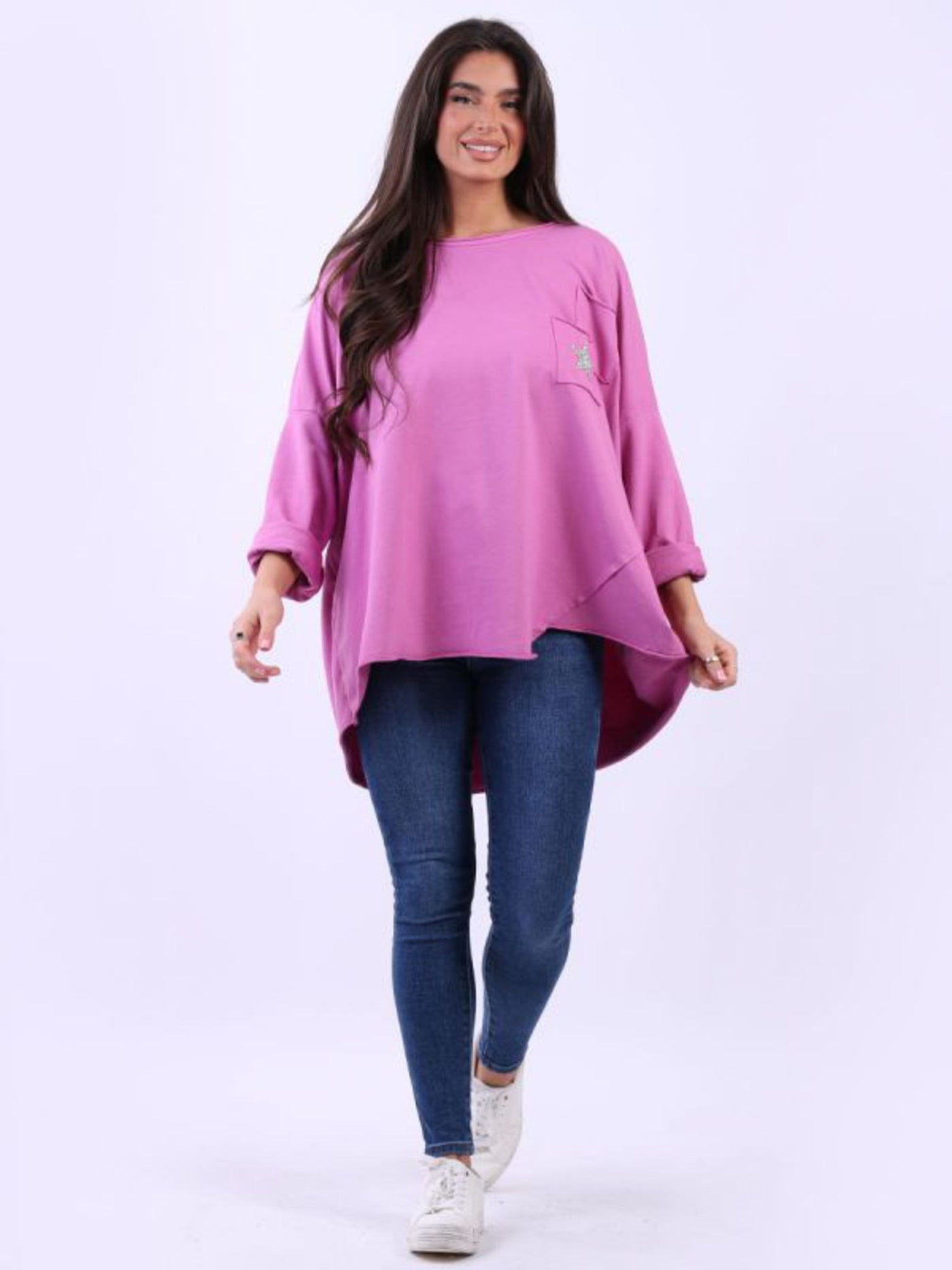 Rock Star Sweater Flamingo Pink