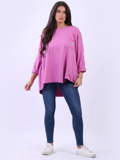 Rock Star Sweater Flamingo Pink