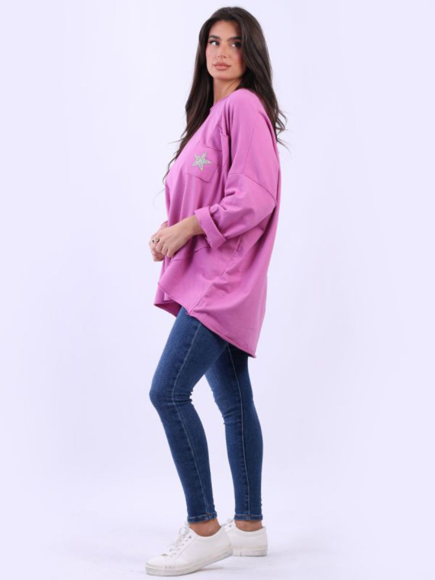 Rock Star Sweater Flamingo Pink