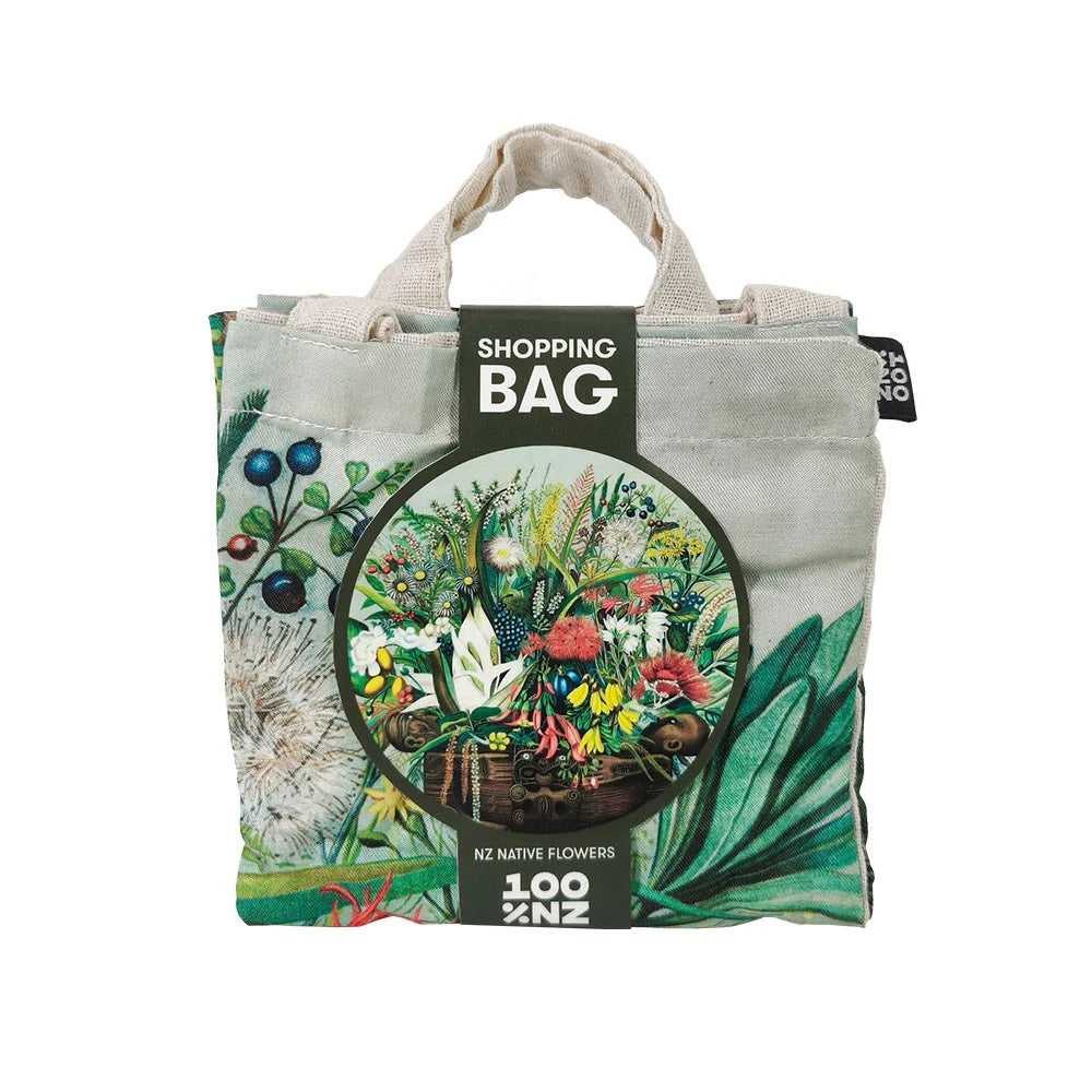 NZ native FLOWERS  SHOPPING BAG