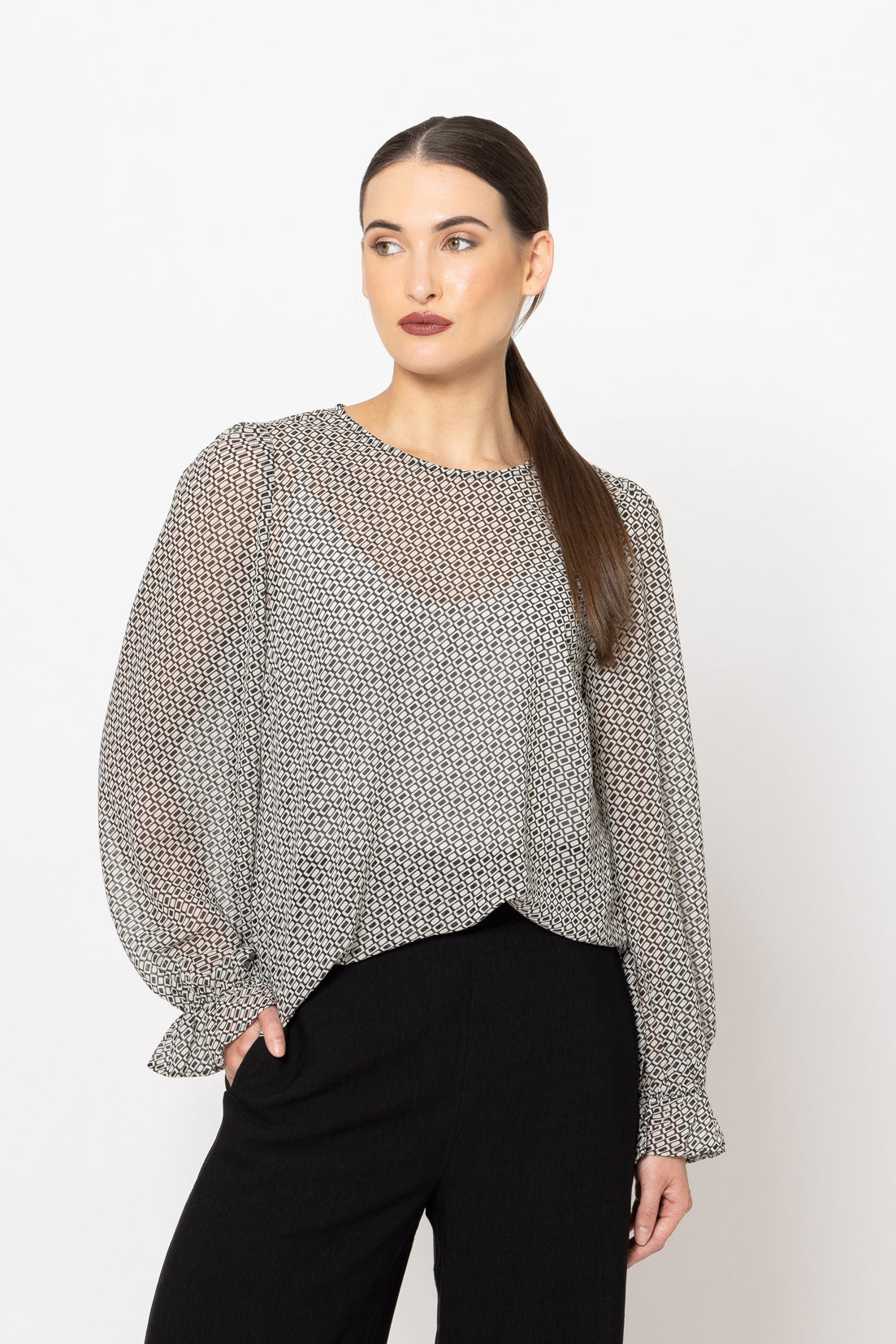 SEEKING LOLA MONO CUBISM PATTI TOP