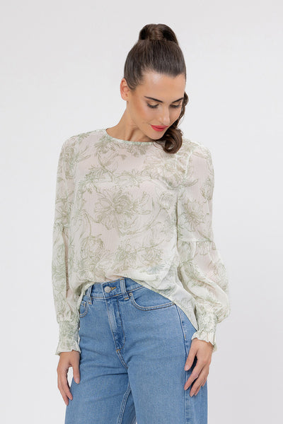 SEEKING LOLA WISHFUL TOP GREEN