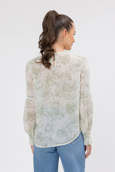 SEEKING LOLA WISHFUL TOP GREEN