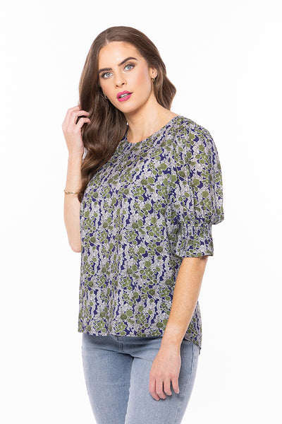 Seeking Lola  FLORISH TOP BOLD BLOOM