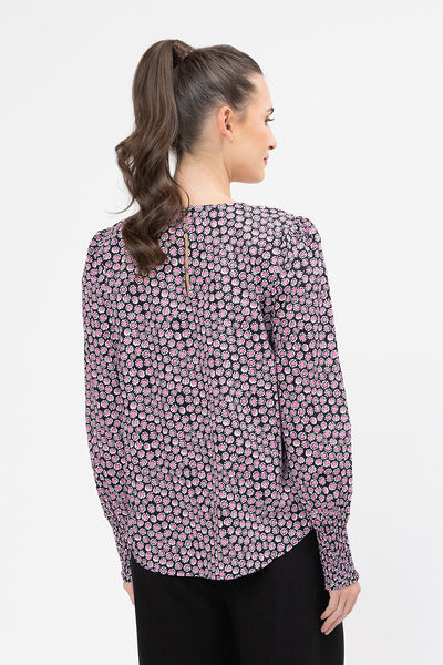 SEEKING LOLA CHARLIE TOP PINK DAISY