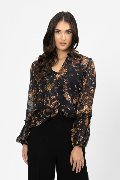 SEEKING LOLA OPAL BLOUSE GOLDEN SPRIG