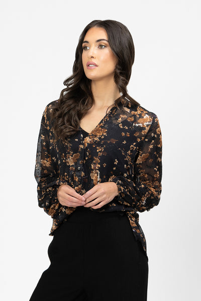 SEEKING LOLA OPAL BLOUSE GOLDEN SPRIG