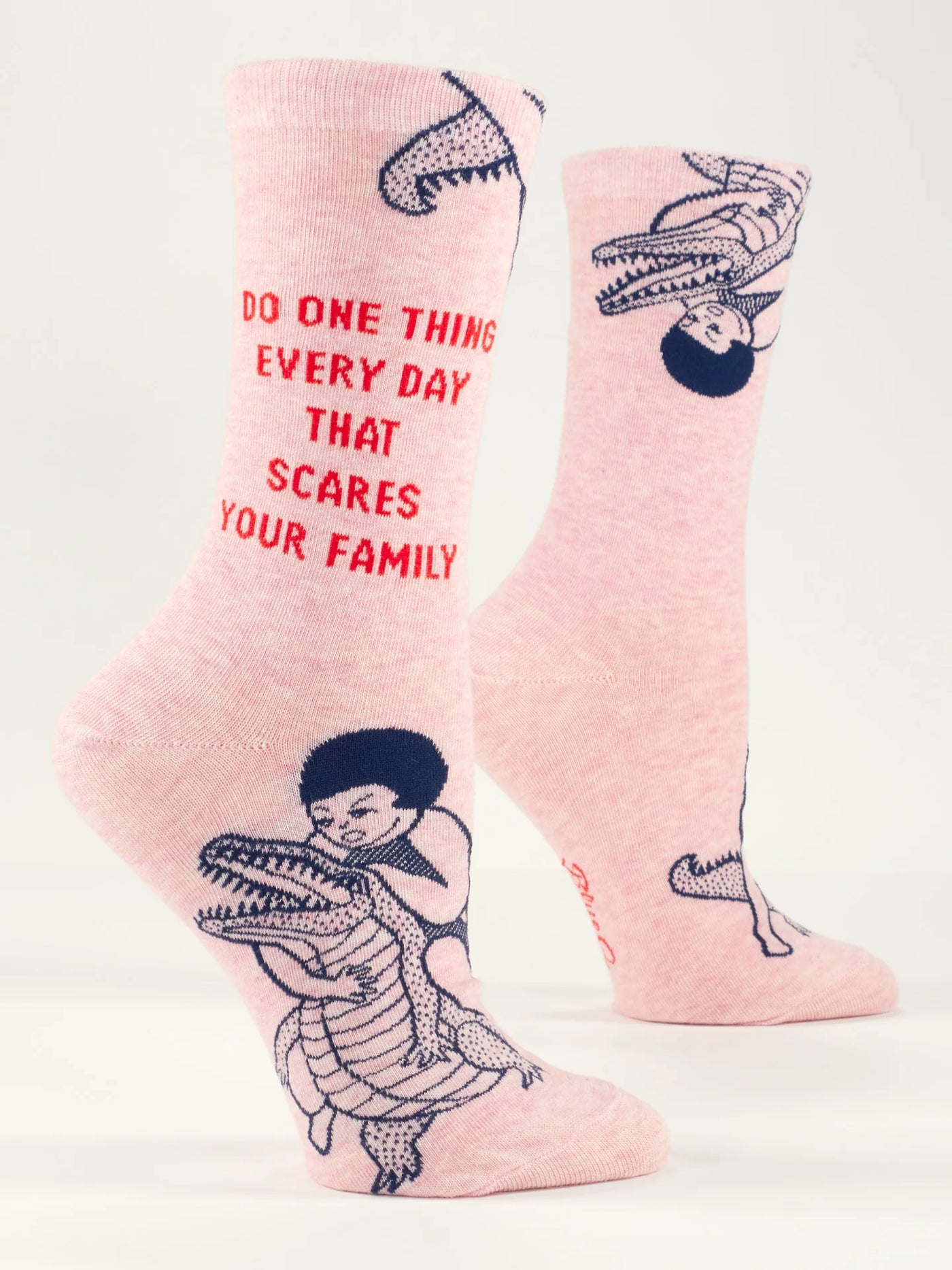 Blue Q  Socks WOMENS do one thing that scares your family