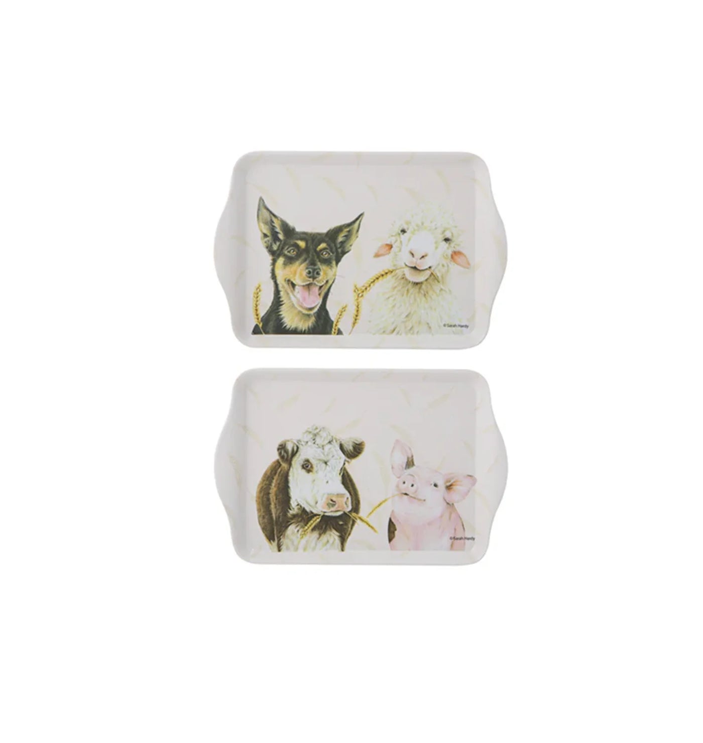 Farm Yard Faces 2 piece scatter tray