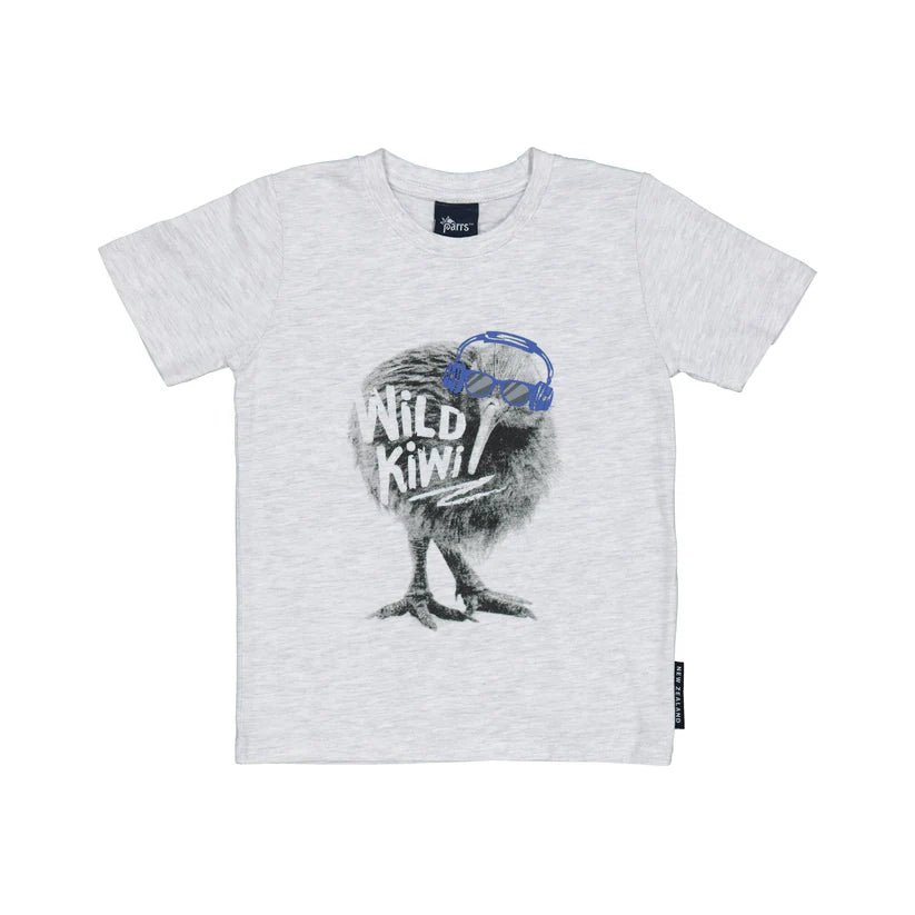 T SHIRT wild kiwi grey