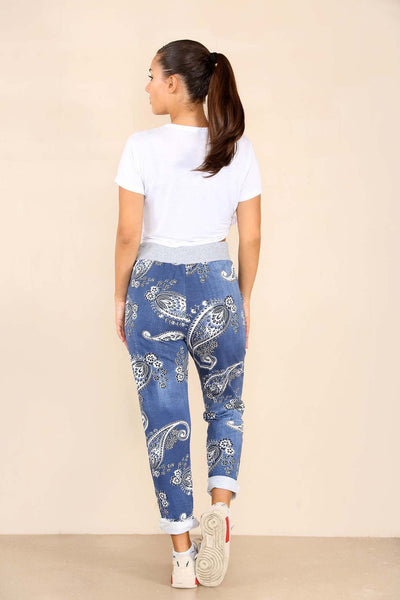 Denver Paisley Blue Pants